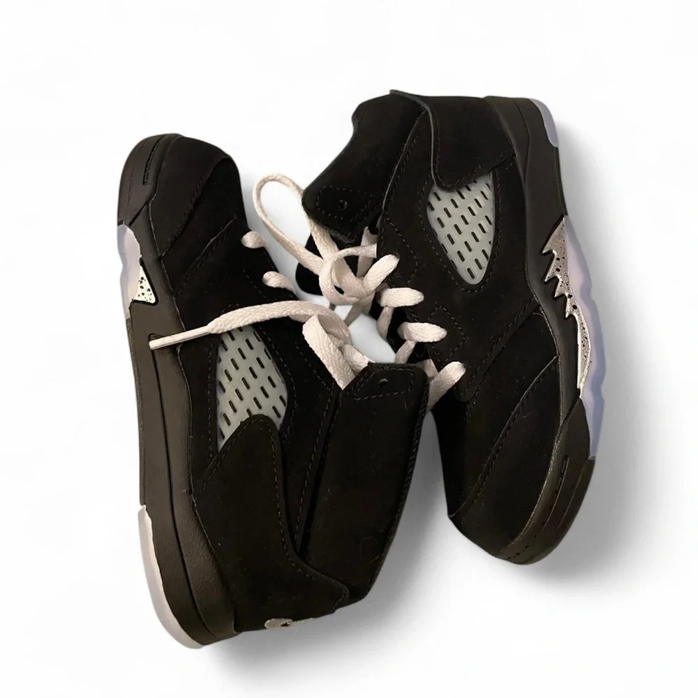Jordan Black and White Sneakers